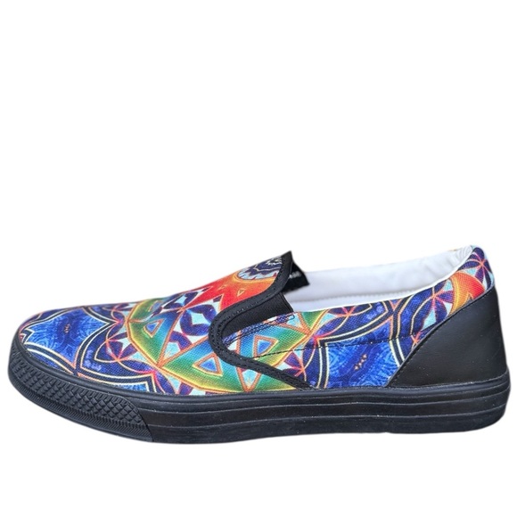 Inner Art World Psychedelic Slip-On Shoes Multicolor Men’s Size 8; Women's 9 - Picture 2 of 5